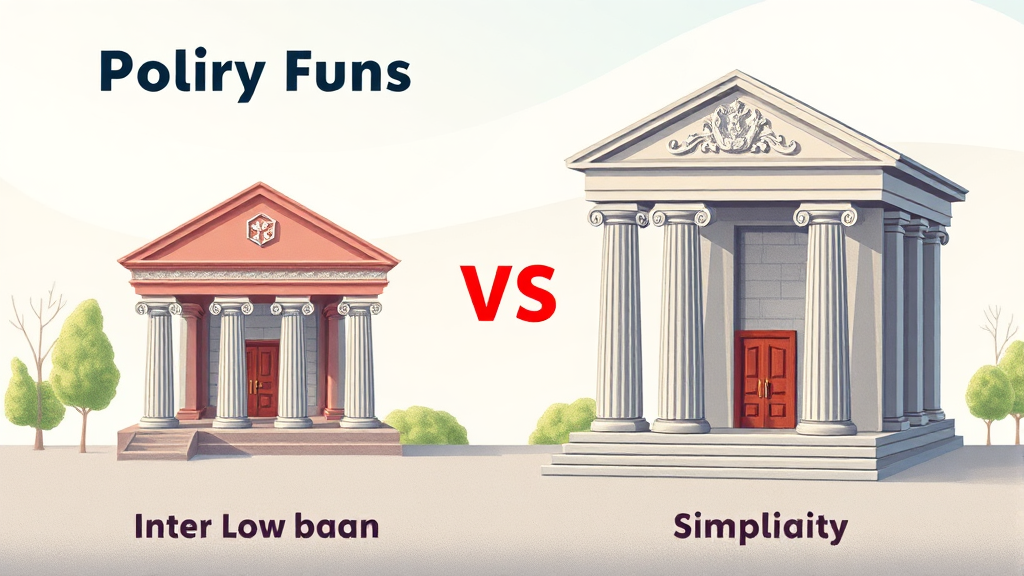 사업자 대출, 정책자금과 은행의 차이점은 무엇인가요? (realistic 스타일)