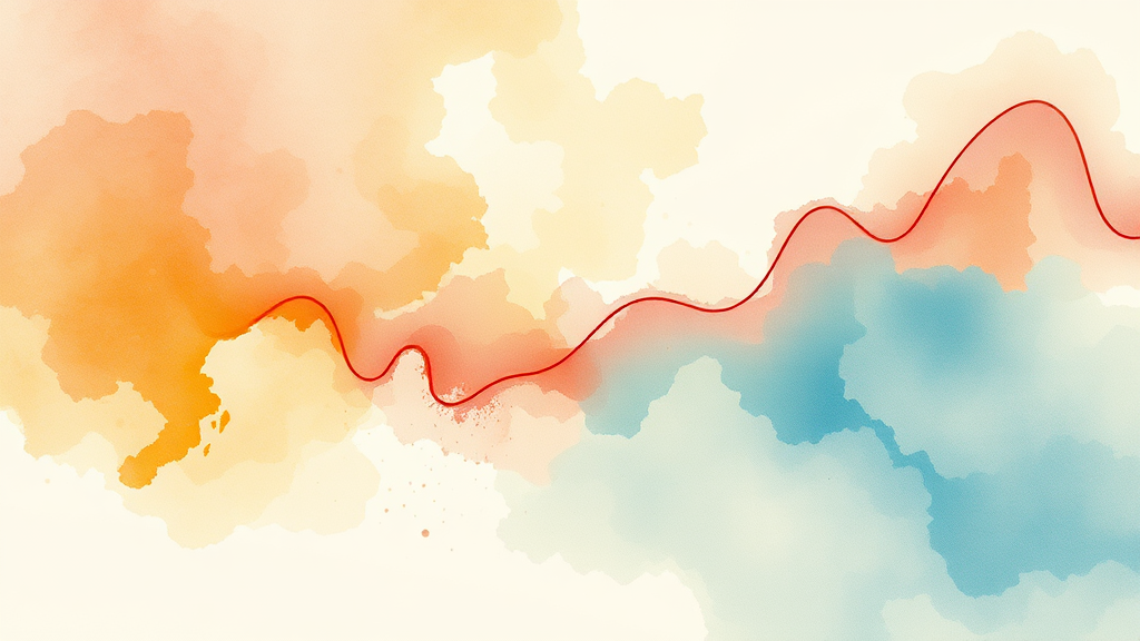 주요 경제 뉴스 및 환율 정보 (watercolor 스타일)