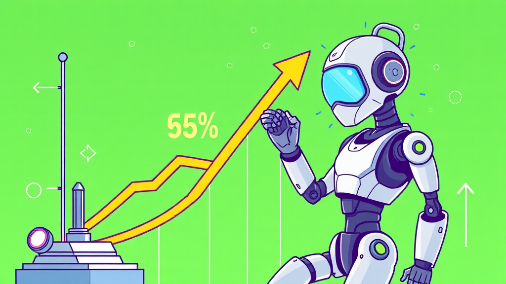 주가 흐름 분석 및 기술적 지표 (cartoon 스타일)