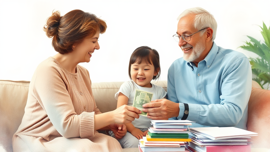 안전하고 현명한 증여를 위한 필수 체크리스트 (watercolor 스타일)