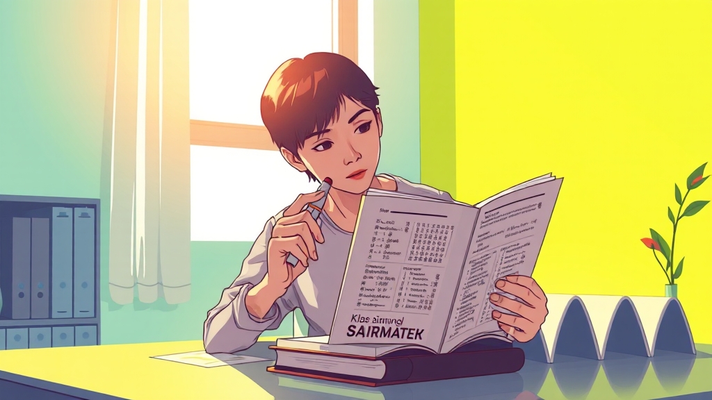 효율적인 학습 방법 (illustration 스타일)