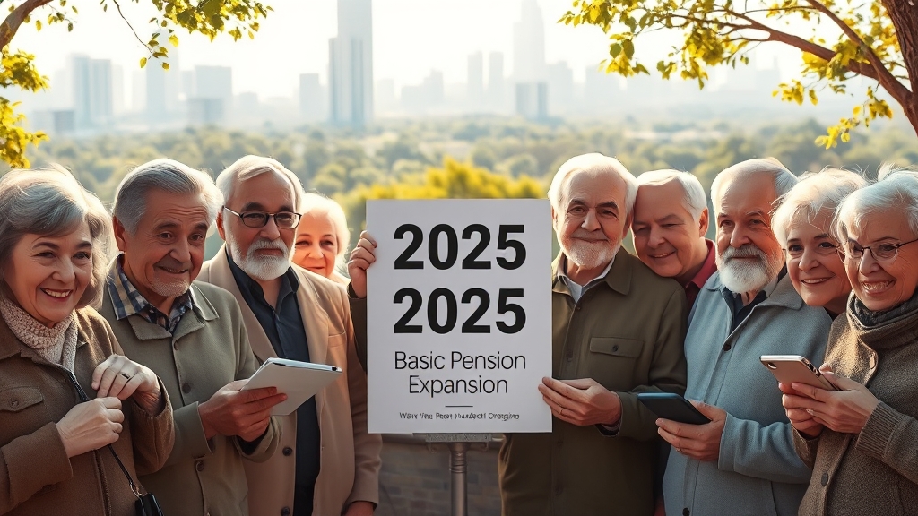 기초연금 관련 최신 정보는? (realistic 스타일)