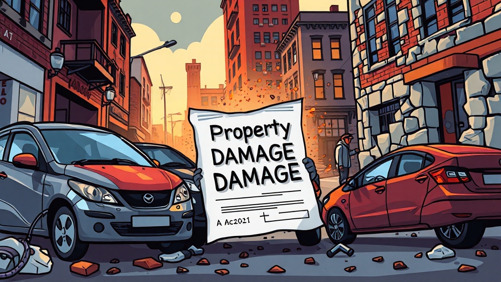 대물배상 보험이란? (cartoon 스타일)