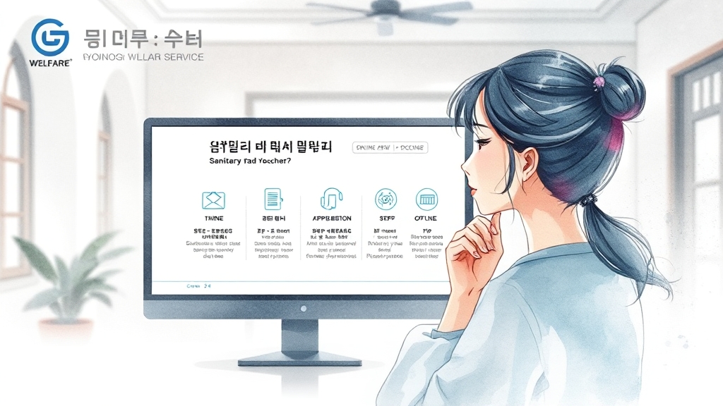 신청 방법은? (watercolor 스타일)