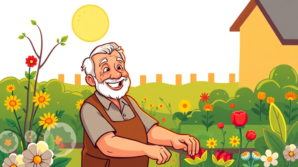 건강수명이 왜 중요할까? (cartoon 스타일)