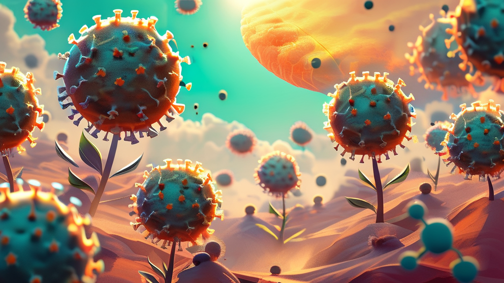 아연: 면역 세포 활성화의 숨은 조력자 (illustration 스타일)