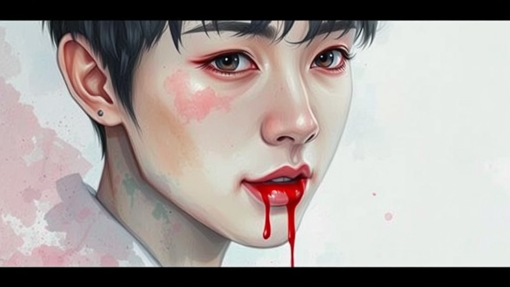 원작 웹툰과의 차이점 비교 (watercolor 스타일)