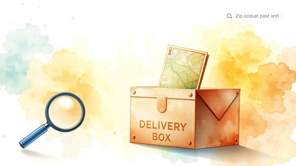 우편번호 검색 활용 (watercolor 스타일)