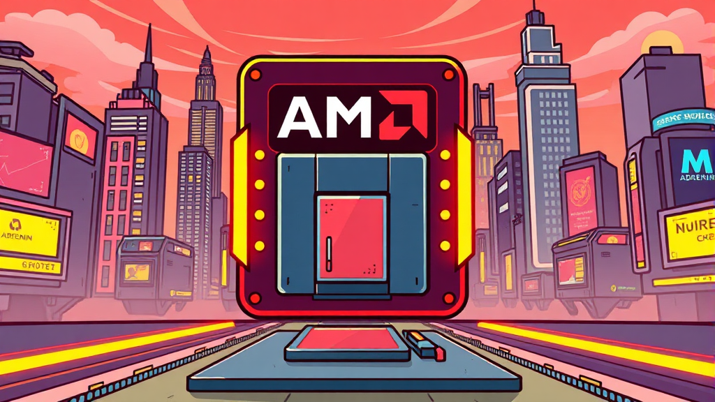 AMD 드라이버 설치 및 업데이트 (cartoon 스타일)