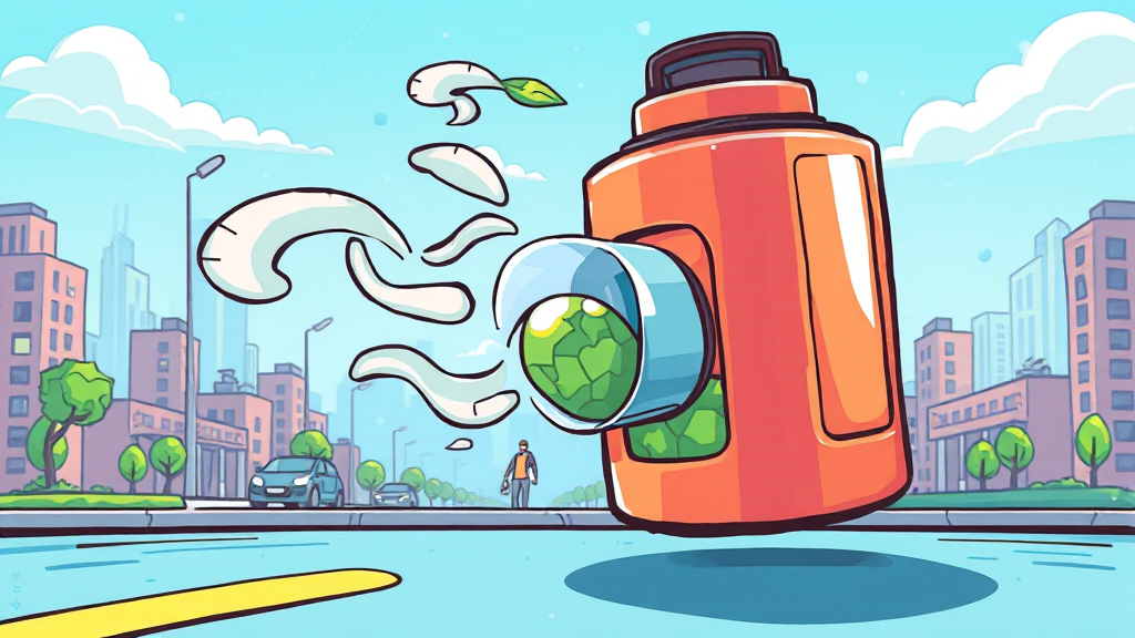 친환경 캐니스터 집중 분석 (cartoon 스타일)