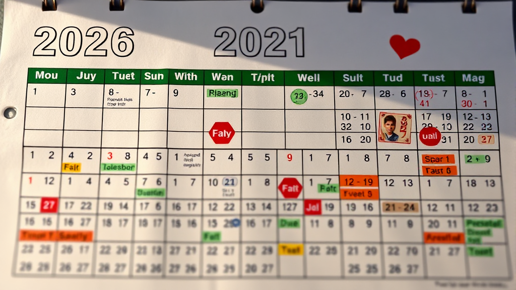 엑셀 달력 편집 꿀팁 (realistic 스타일)