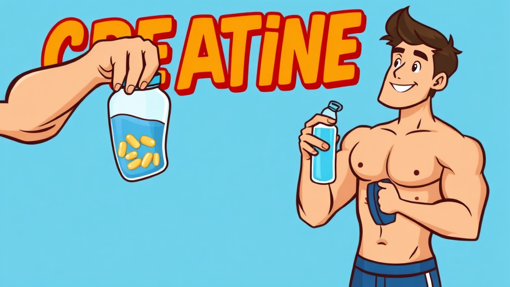 크레아틴, 부작용은 없을까? (cartoon 스타일)