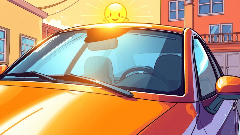 와이퍼 교체 시기 및 방법 (cartoon 스타일)