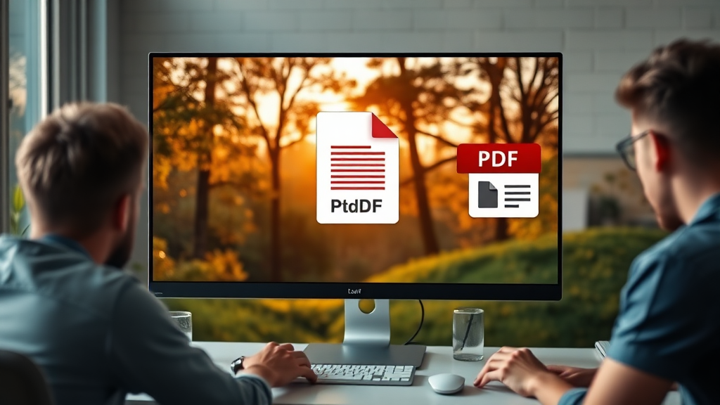 주민등록등본 PDF 저장 및 활용법 (realistic 스타일)