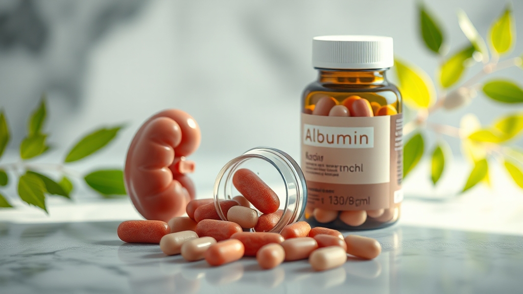 알부민 섭취 시, 이것만은 주의! (realistic 스타일)