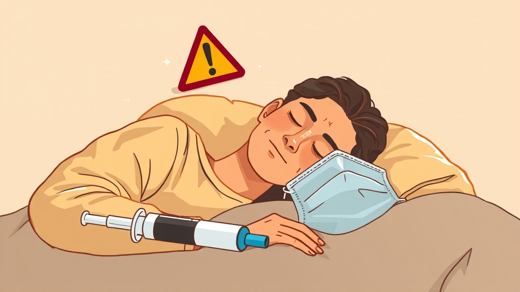 독감 백신 접종 전후 주의사항 (illustration 스타일)