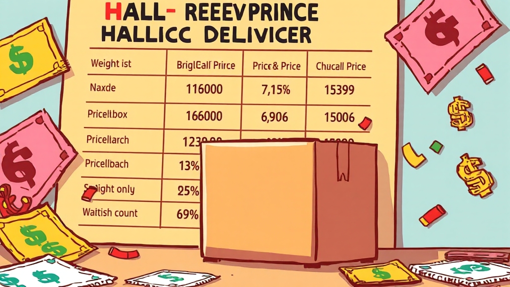 CU 반값택배 가격 정보 (cartoon 스타일)