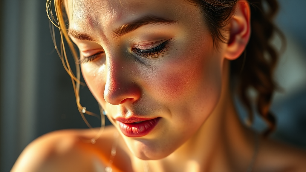 두통 예방, 습관이 답이다! (realistic 스타일)