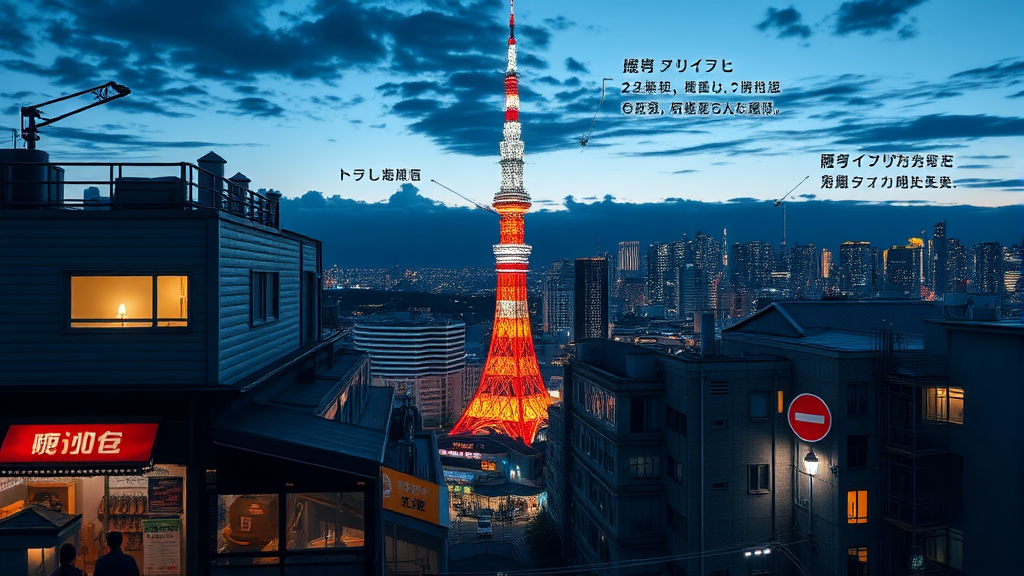 도쿄 스카이트리 방문 전 필수 체크리스트: 교통, 입장, 준비물 (realistic 스타일)