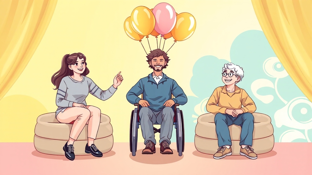 활동지원 서비스, 왜 필요할까요? (illustration 스타일)