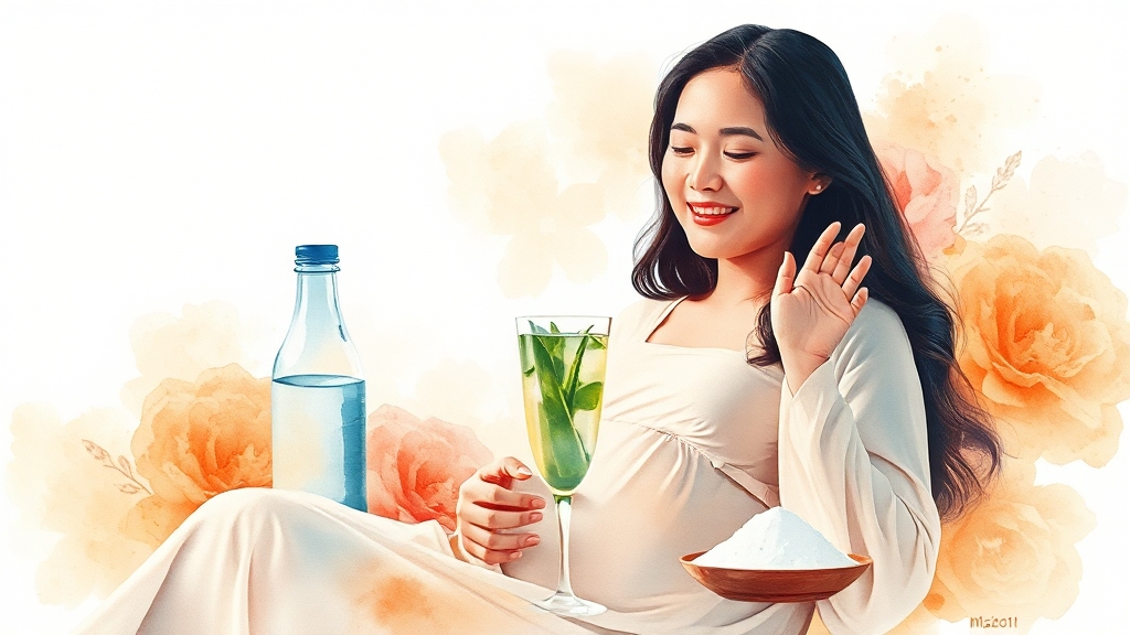 즉각적인 속쓰림 완화법 (watercolor 스타일)