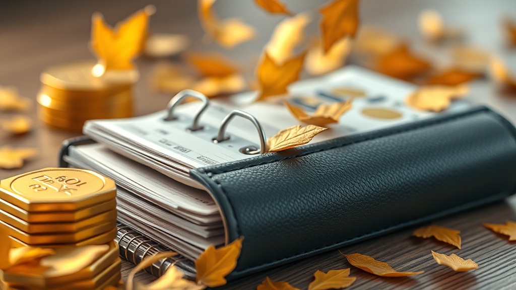 금통장 수수료 및 세금 정보 (realistic 스타일)