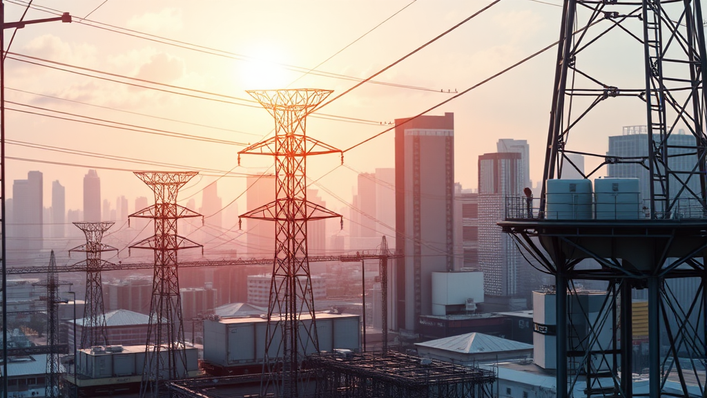 AI 전력 인프라 수혜주 선정 기준 (realistic 스타일)