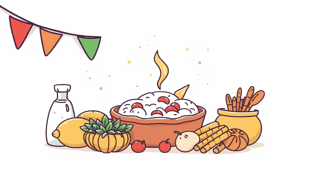 축제 먹거리 신뢰 회복 과제 (illustration 스타일)