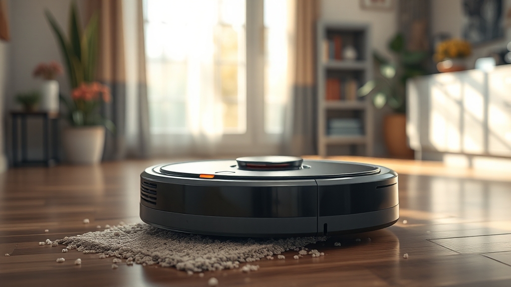 청소 성능 및 자동화 기능 심층 리뷰 (realistic 스타일)