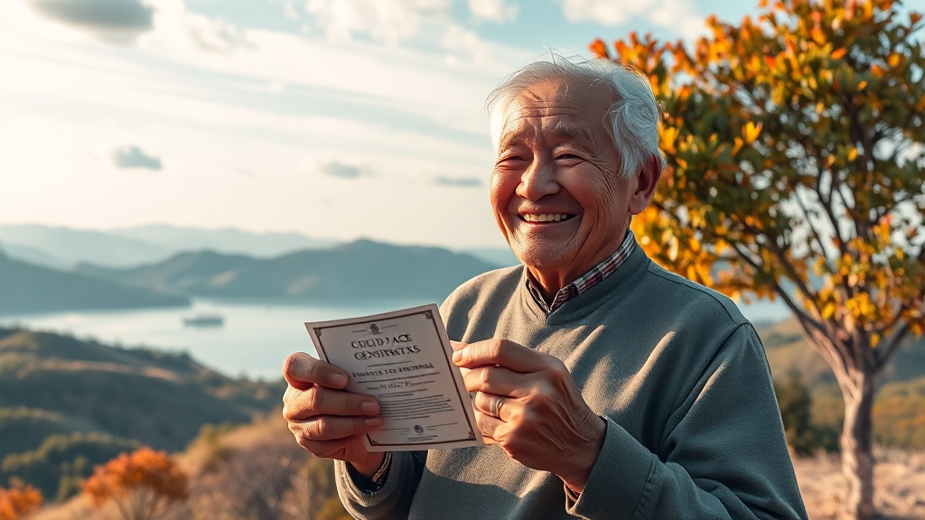 노령연금, 왜 중요할까요? (realistic 스타일)