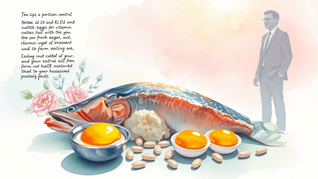 하루 권장 섭취량: 얼마나 먹어야 할까? (watercolor 스타일)