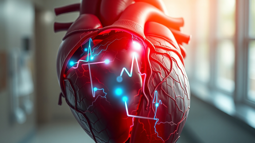 부정맥 원인 분석 (realistic 스타일)