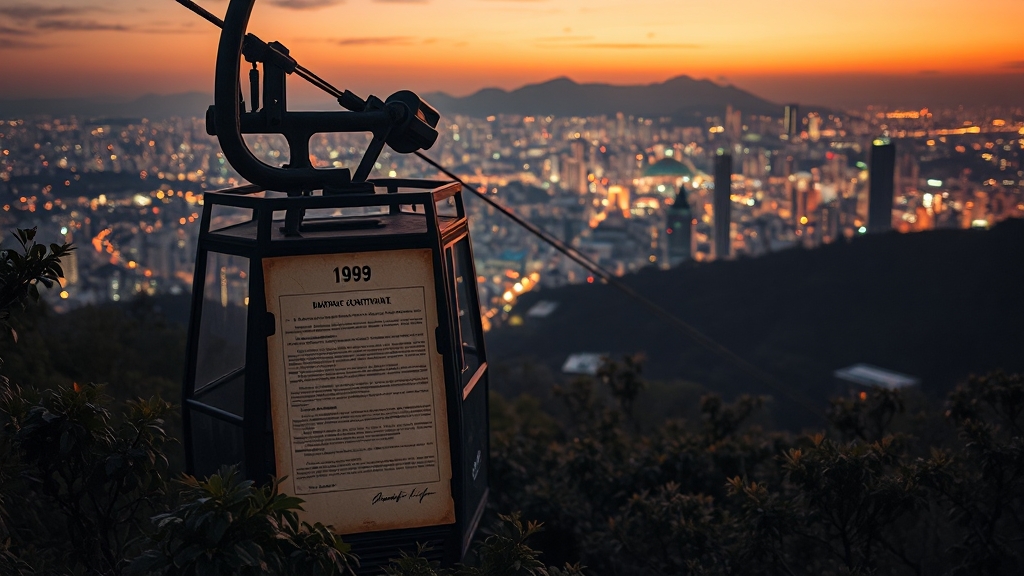 독점 운영 배경 (realistic 스타일)