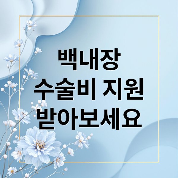 백내장
수술비 지원
받아보세요 (백내장 수술비용 지원금 신청)