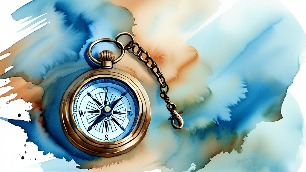 여행 방향별 시차 적응 전략 (watercolor 스타일)