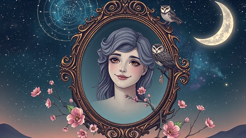꿈 해몽, 자신을 알아가는 여정 (illustration 스타일)