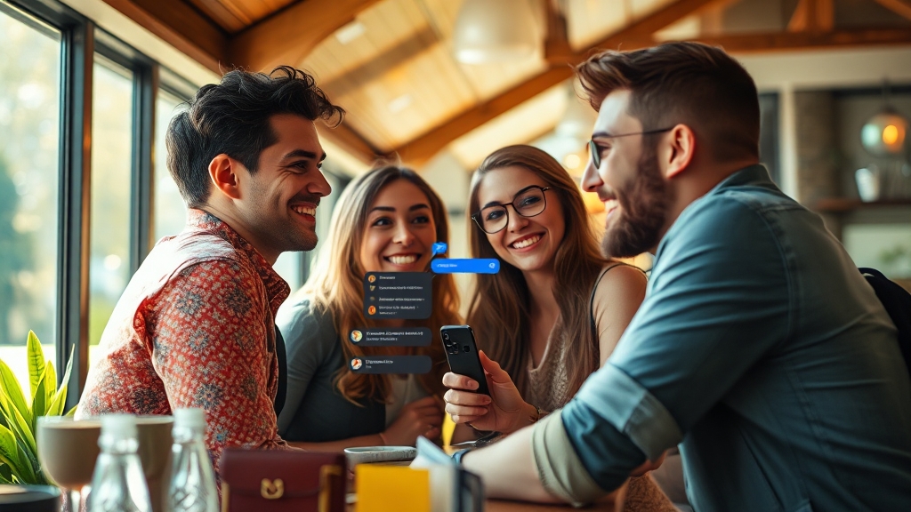 ChatGPT 그룹 채팅 활용 방법 (realistic 스타일)