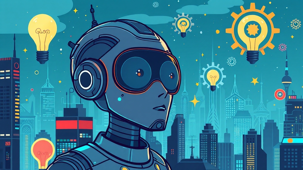 Grok 활용 사례: 아이디어 & 문제 해결 (illustration 스타일)