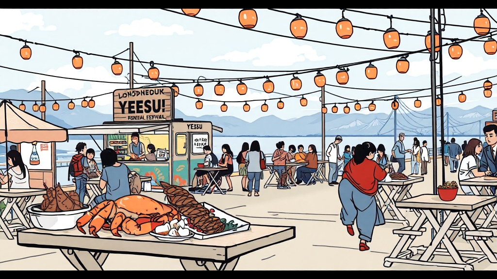 먹거리 & 편의시설 완벽 정리 (illustration 스타일)