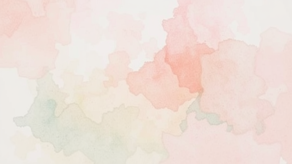 지속 가능한 식욕 관리와 건강한 체중 유지 (watercolor 스타일)