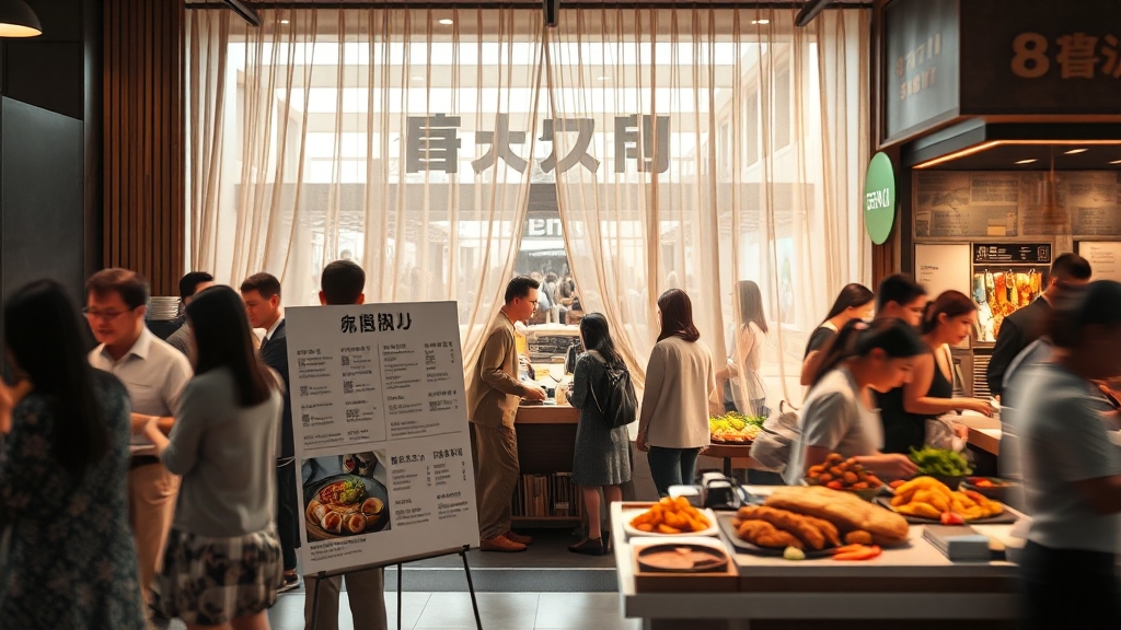 스타필드마켓 맛집 탐방 (realistic 스타일)