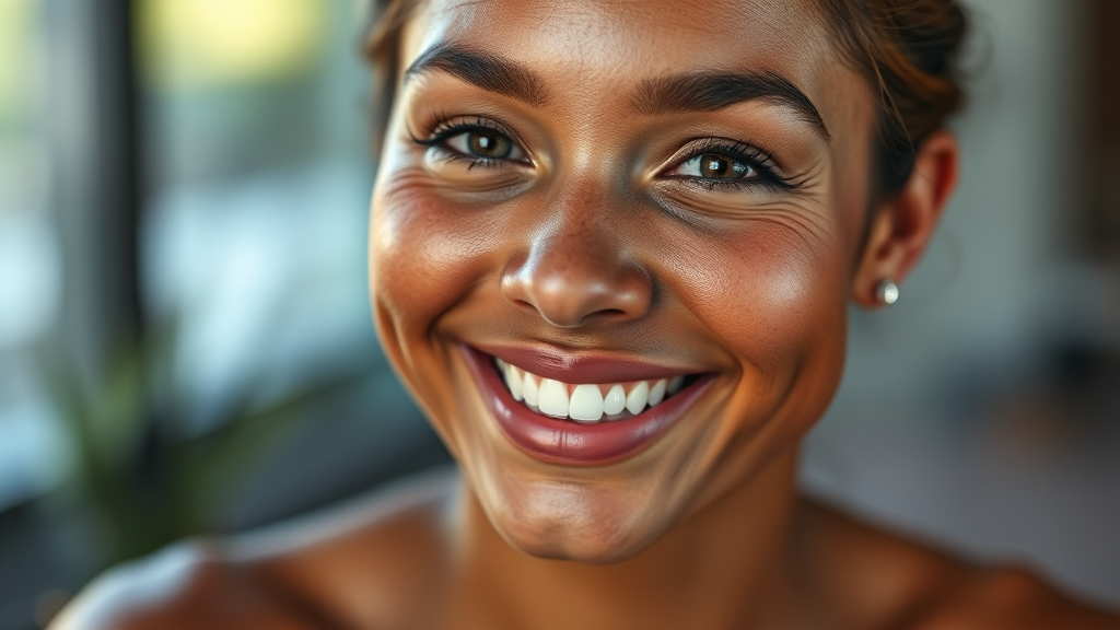 기미 개선 효과 및 연구 결과 (realistic 스타일)