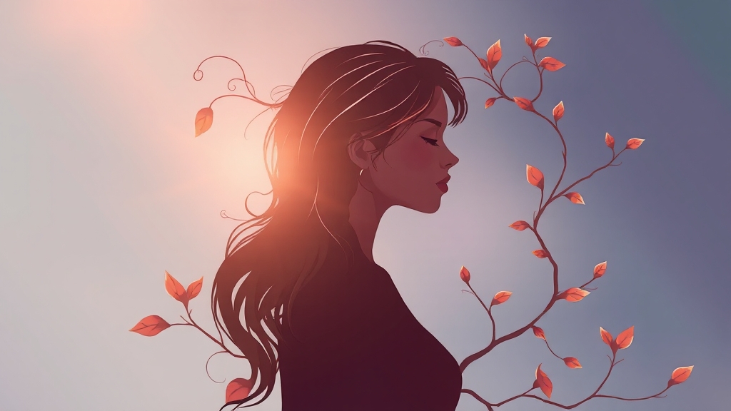 갈색 냉, 어떤 증상이 있나요? (illustration 스타일)