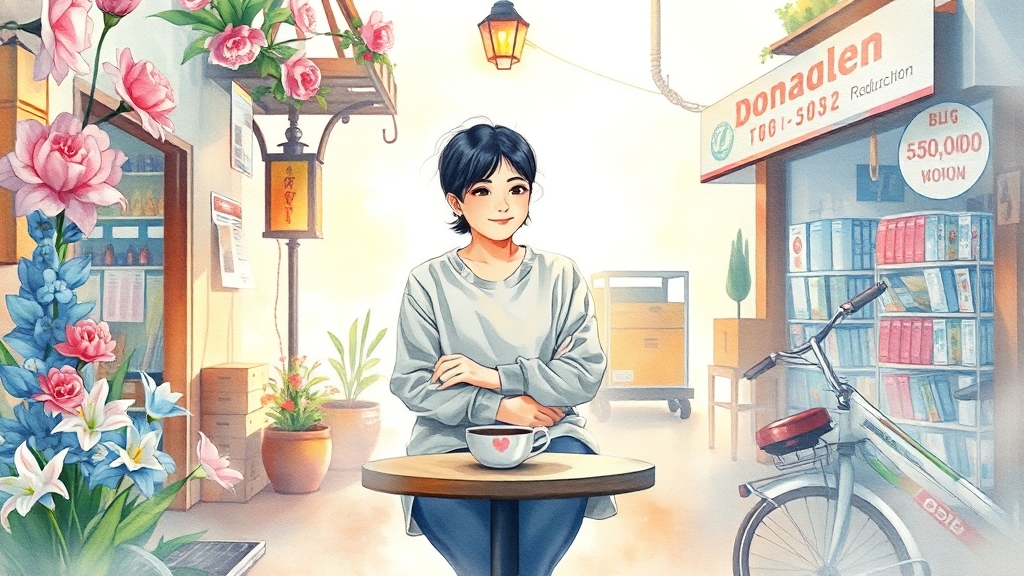 지원 금액 및 효과 (watercolor 스타일)