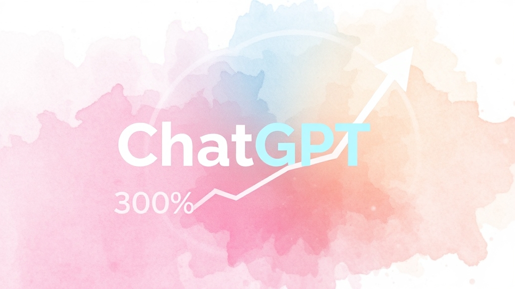 챗GPT, 왜 중요할까? (watercolor 스타일)