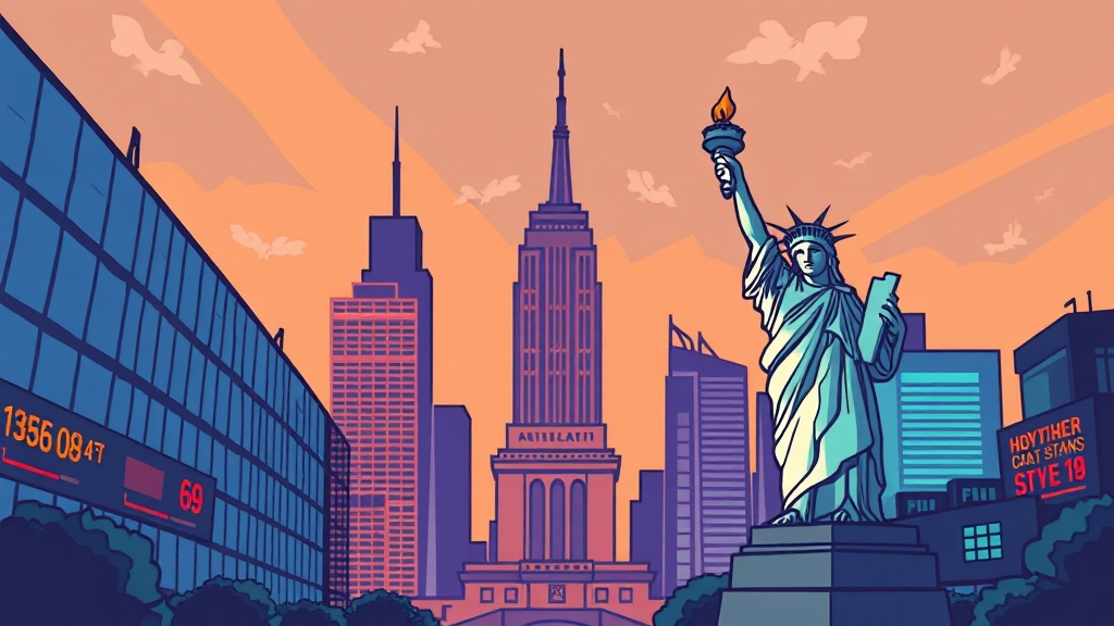 주간 거래 시간 및 거래 종목 (cartoon 스타일)