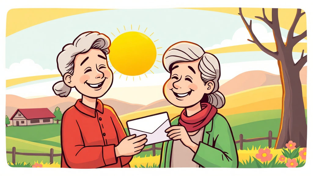 요양보호사 처우 개선, 장려금 확대 (cartoon 스타일)