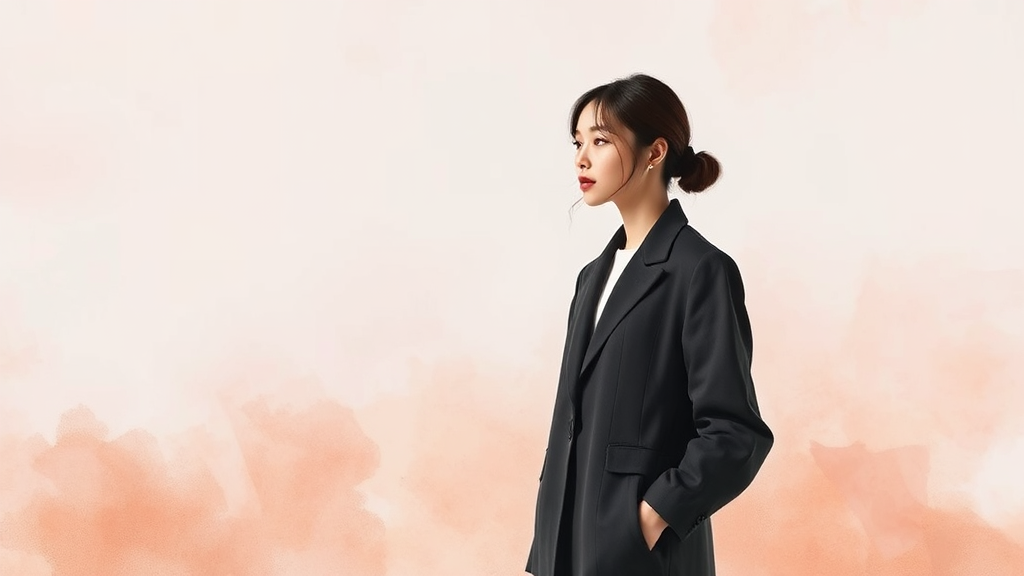 김희애 패션 아이템 분석: 시크함과 고급스러움을 더하는 선택 (watercolor 스타일)