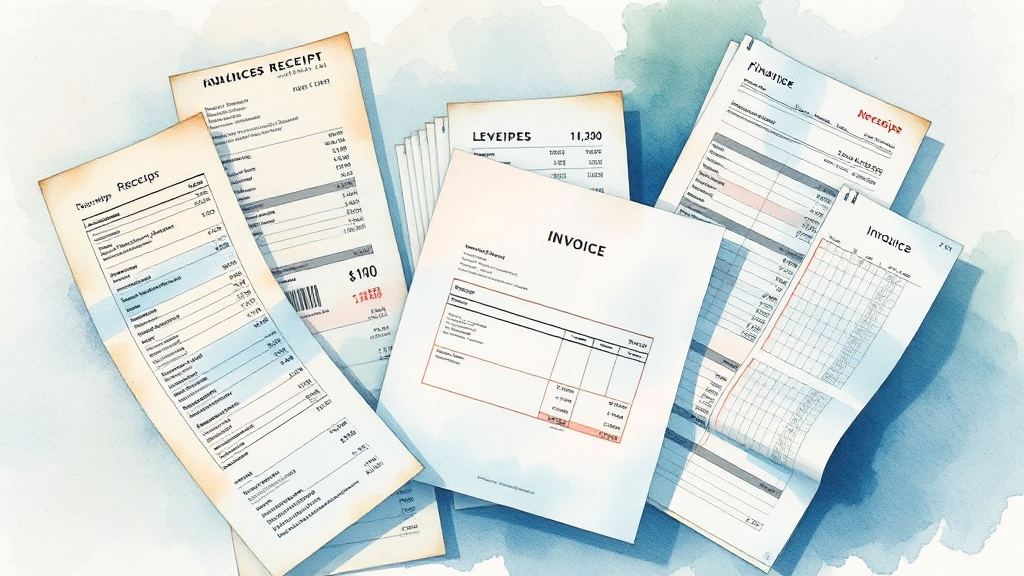 절세 팁 (watercolor 스타일)