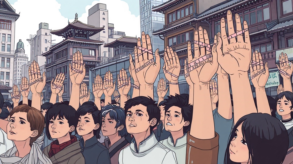 사회 이슈: 공동시설 안전 점검 및 의료계 갈등 (illustration 스타일)